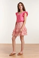 Smashed Lemon 23207 t-shirt ruffle mouwtje