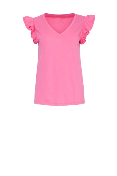 Smashed Lemon 23207 t-shirt ruffle mouwtje