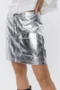 Sofie Schnoor s243261 skirt metalic vegan