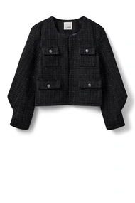 Sofie Schnoor s244115 jacket tweed glans