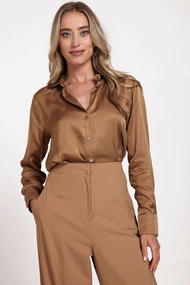 Studio Anneloes bibby satin blouse reverkraag