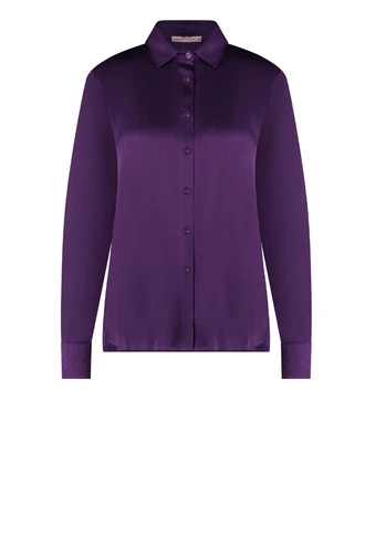 Studio Anneloes bibby satin blouse reverkraag