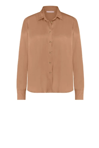 Studio Anneloes bibby satin blouse reverkraag