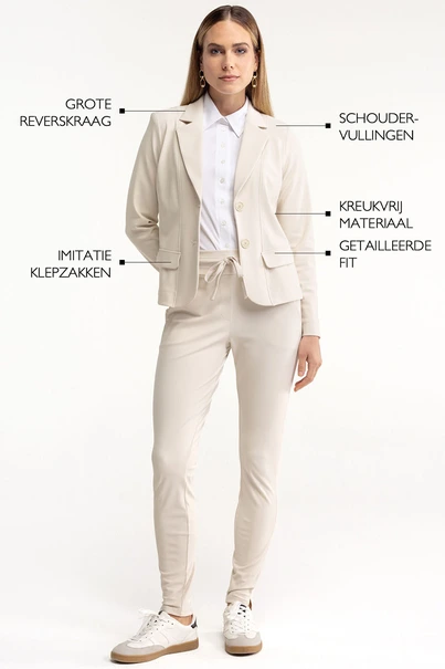 Studio Anneloes bright bonded blazer travel