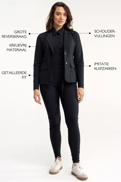 Studio Anneloes bright bonded blazer travel
