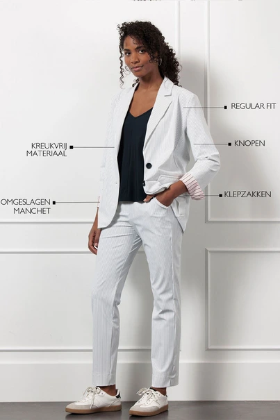 Studio Anneloes camille bnd pinstripe blazer