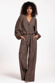 Studio Anneloes cherie leopard jumpsuit heavy
