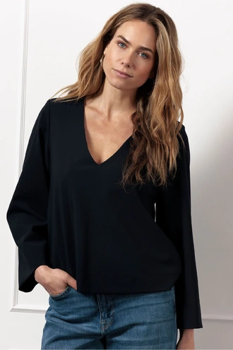 Studio Anneloes cilou bonded top v-hals