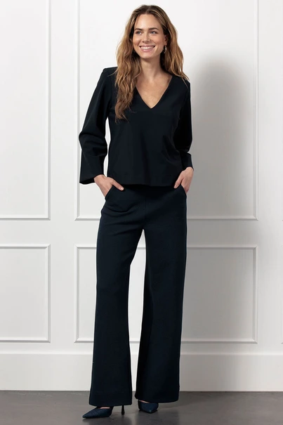 Studio Anneloes cilou bonded top v-hals
