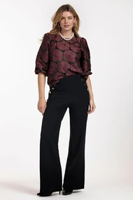 Studio Anneloes claudi jacquard top bloemen