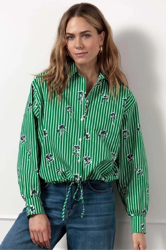 Studio Anneloes dio poplin flower stripe