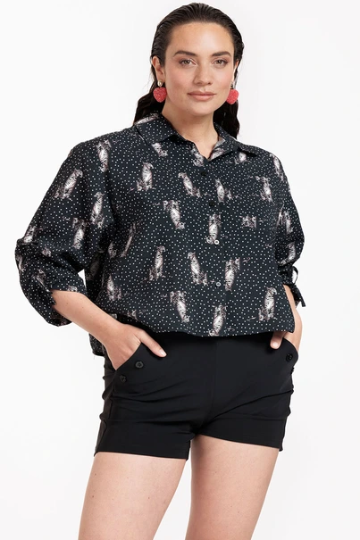 Studio Anneloes dionne dot panther blouse