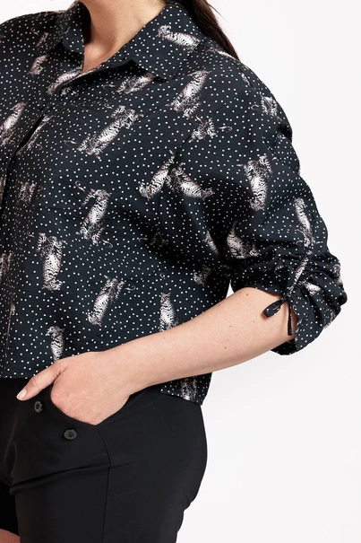 Studio Anneloes dionne dot panther blouse