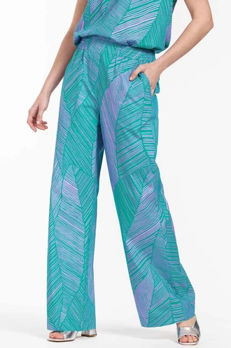 Studio Anneloes doro poplin trousers print