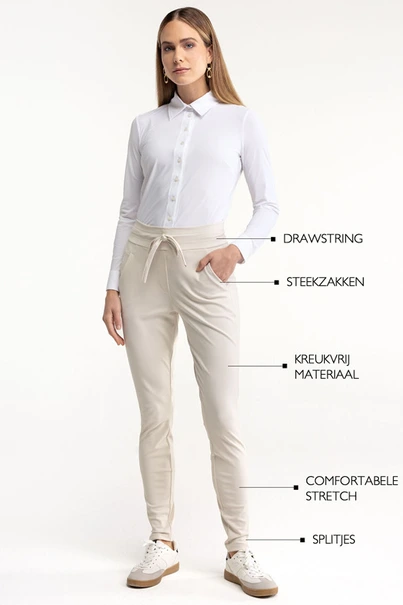 Studio Anneloes downstairs bonded trousers