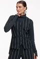 Studio Anneloes esmee stripe gilet heavy