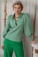 Studio Anneloes femke check blouse ballonmouw