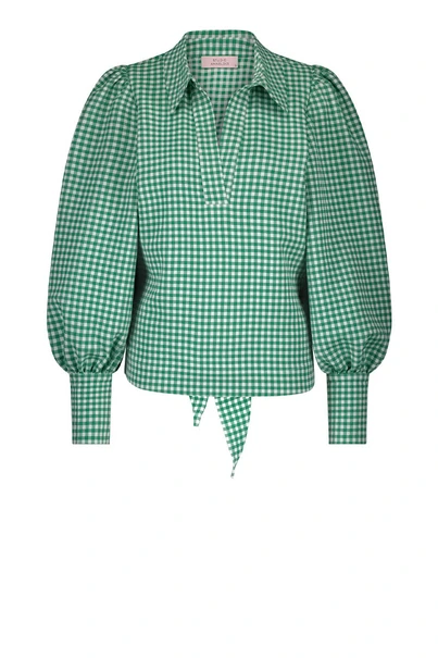 Studio Anneloes femke check blouse ballonmouw