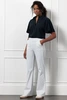 Studio Anneloes flair bnd pinstripe trousers