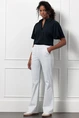 Studio Anneloes flair bnd pinstripe trousers