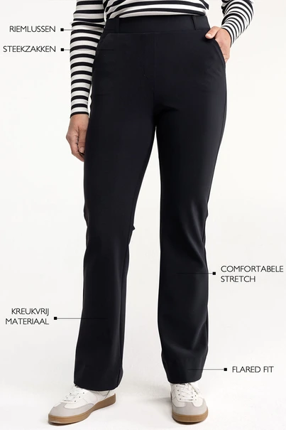 Studio Anneloes flair bonded trousers travel
