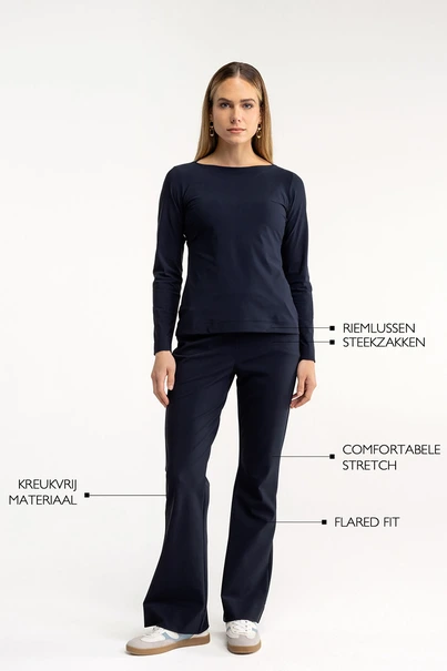 Studio Anneloes flair bonded trousers travel