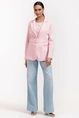 Studio Anneloes jade bonded buckle blazer