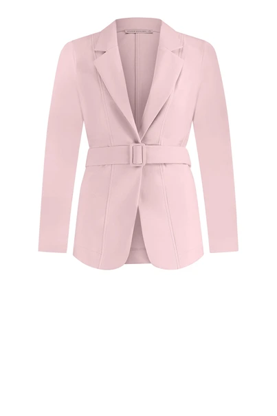 Studio Anneloes jade bonded buckle blazer