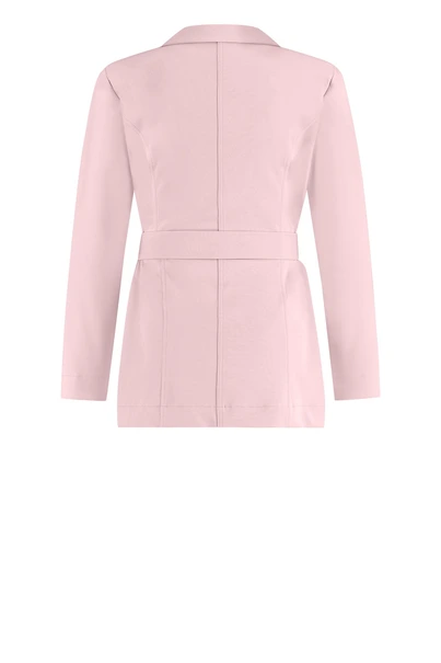 Studio Anneloes jade bonded buckle blazer