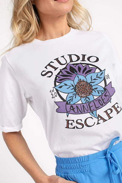 Studio Anneloes klaasje escape tshirt print