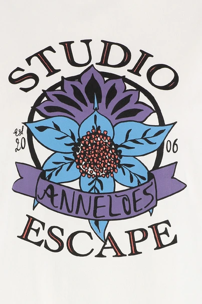 Studio Anneloes klaasje escape tshirt print