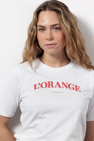 Studio Anneloes klaasje orange tshirt