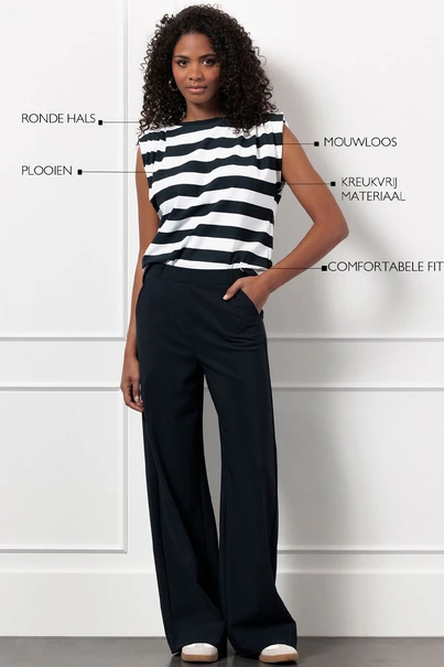 Studio Anneloes leona stripe top medium travel