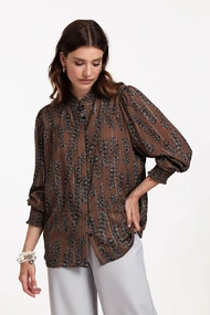 Studio Anneloes lourdes brench blouse lurex