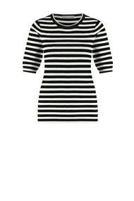 Studio Anneloes luna stripe short slv pullover