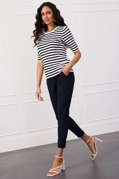 Studio Anneloes luna stripe short slv pullover