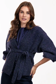 Studio Anneloes marcie boucle cardigan melee