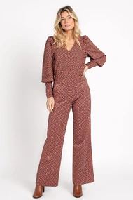 Studio Anneloes marilon jacquard broek tricot