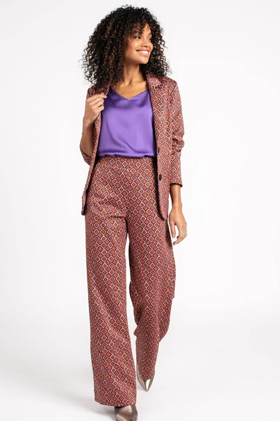 Studio Anneloes marilon jacquard broek tricot