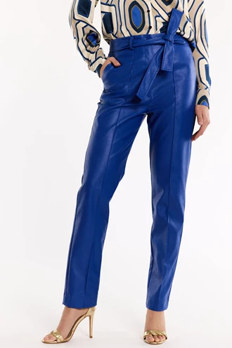 Studio Anneloes mita faux leather trousers