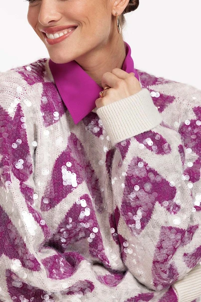 Studio Anneloes noah heart pullover pailetten