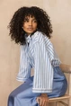 Studio Anneloes noleste poplin stripe blouse
