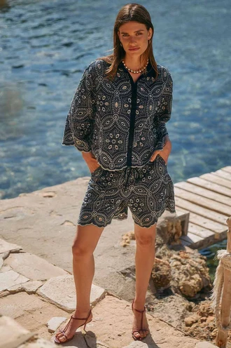 Studio Anneloes noralie broderie shorts