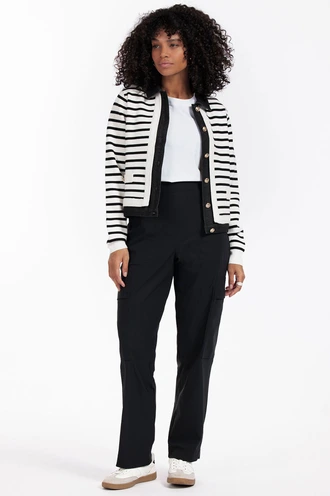 Studio Anneloes norelli stripe denim jacket