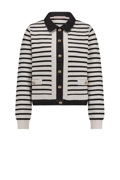 Studio Anneloes norelli stripe denim jacket