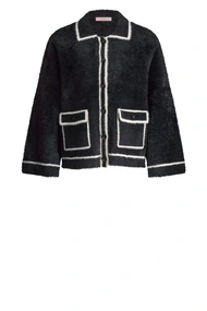 Studio Anneloes oyo jacket fluffy two tone