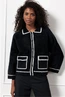 Studio Anneloes oyo jacket fluffy two tone