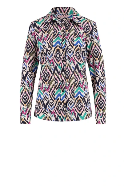 Studio Anneloes poppy ikat big blouse light tr