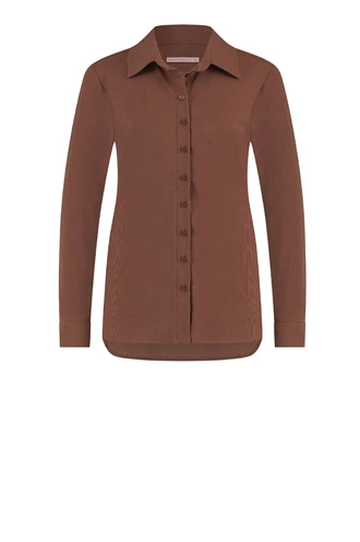 Studio Anneloes poppy rib blouse medium travel
