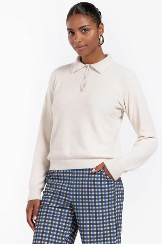 Studio Anneloes prissa mink polo trui fluffy